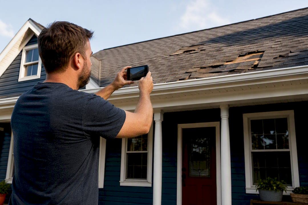 How to Document Roof Damage Photos for an Insurance Claim